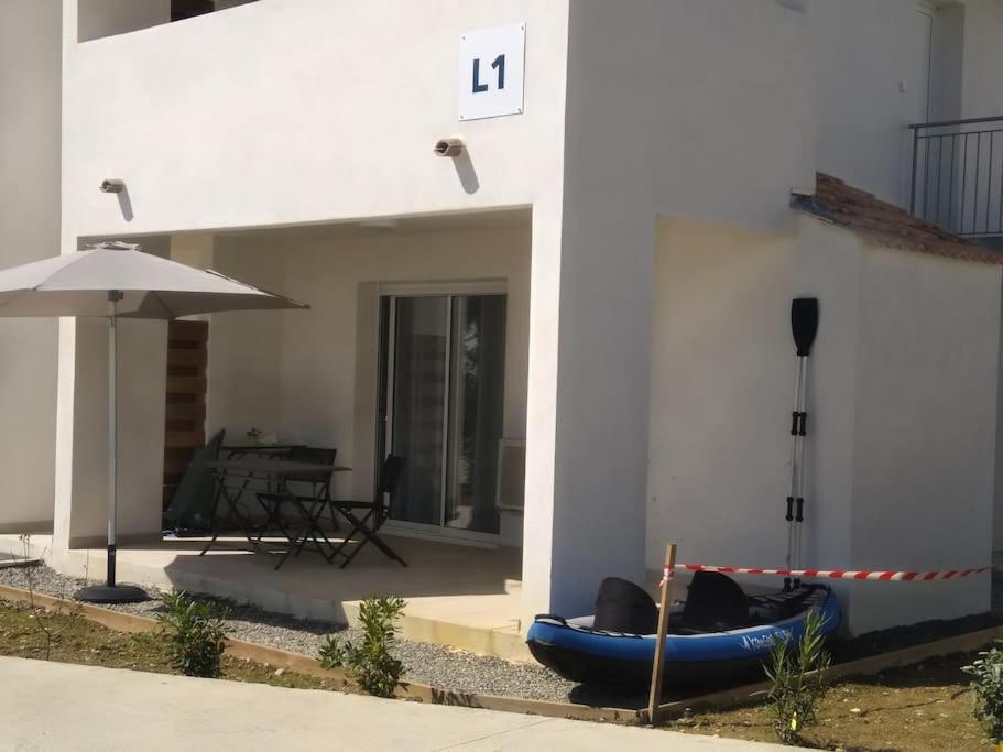 Residence Front De Mer + Piscine Linguizzetta Exterior foto